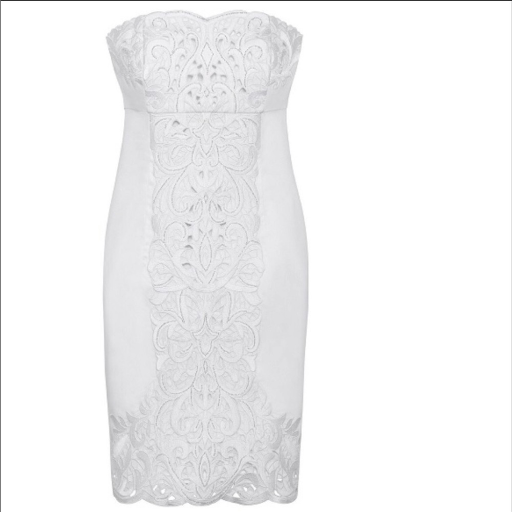 WHBM Embroidered Beaded Dress - NWOT
